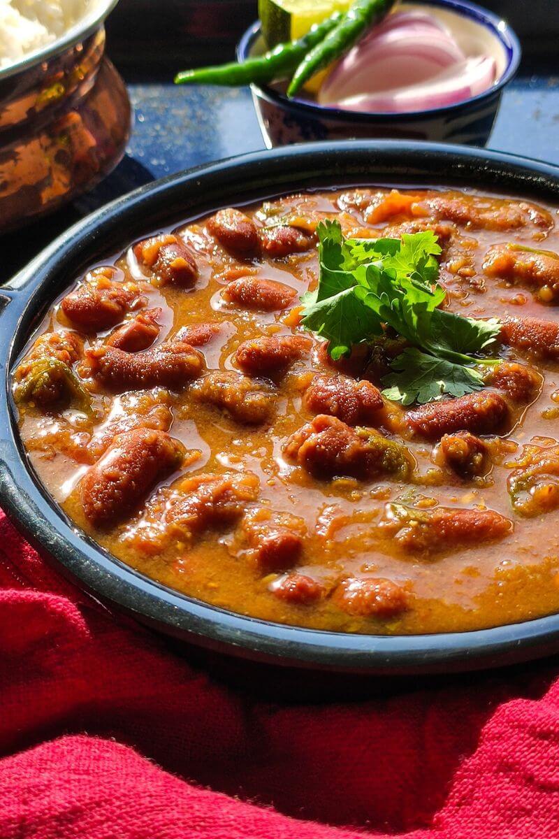 Rajma Masala - Kidneybean curry - Rajma Curry - Indian bean curry