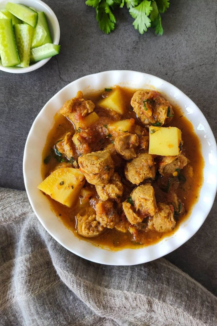 Soya Chunks Curry Meal Maker Curry soya-chunks-curry-meal-maker-curry