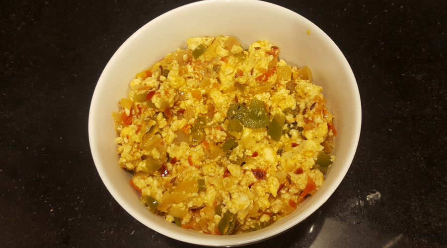 Paneer Bhurji (Scrambled cottage cheese) | Greenbowl2soul