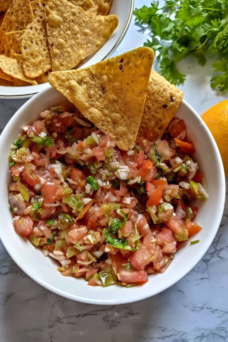 Easy Salsa Recipe Pico De Gallo Mexican Salsa Recipe