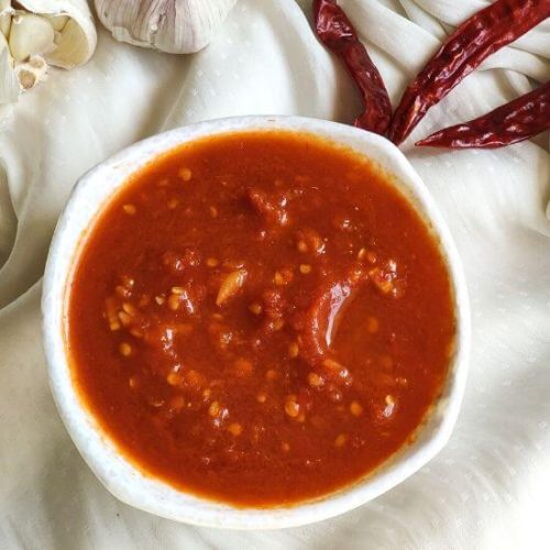 Momos Chutney - Tibetan Chutney - Tomato And Chili Chutney