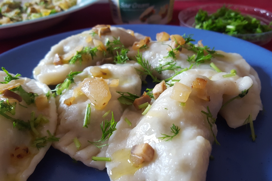 Vareniki – Ukrainian-Russian Potato Dumplings - The Cooking Foodie