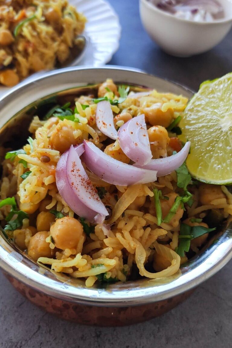 Chickpea rice - Garbanzo beans rice