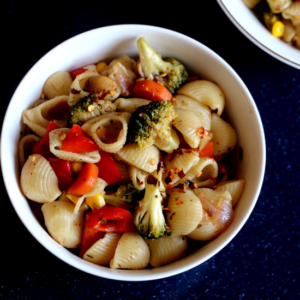 healthy vegetable pasta