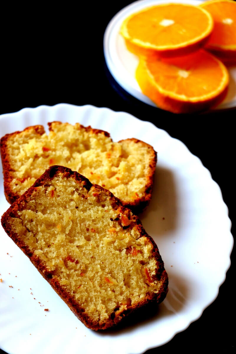 Vegan orange cake with candied orange peel - Sweet Treats - Greenbowl2soul