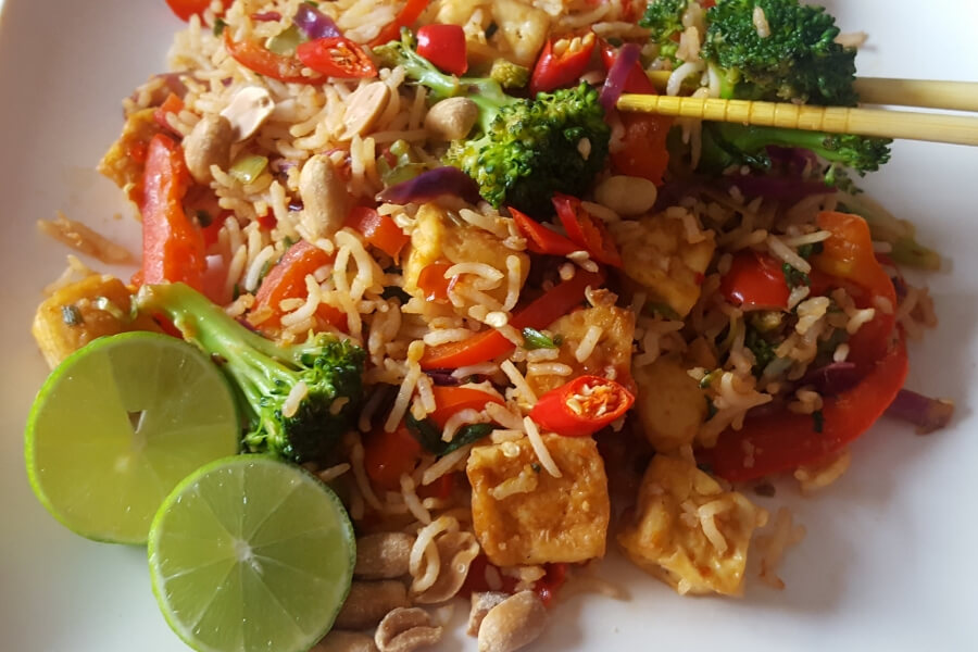 Vegan Nasi Goreng - Vegetarian Nasi Goreng - Easy Nasi Goreng recipe