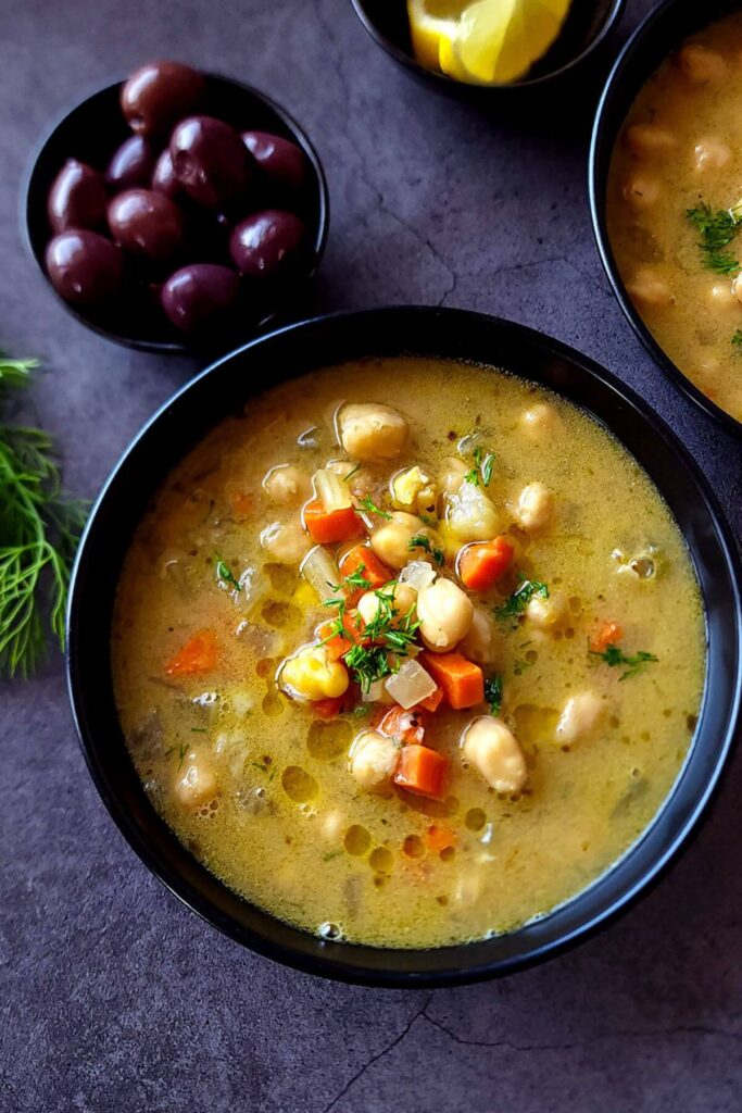 Greek chickpea soup-Revithia soupa