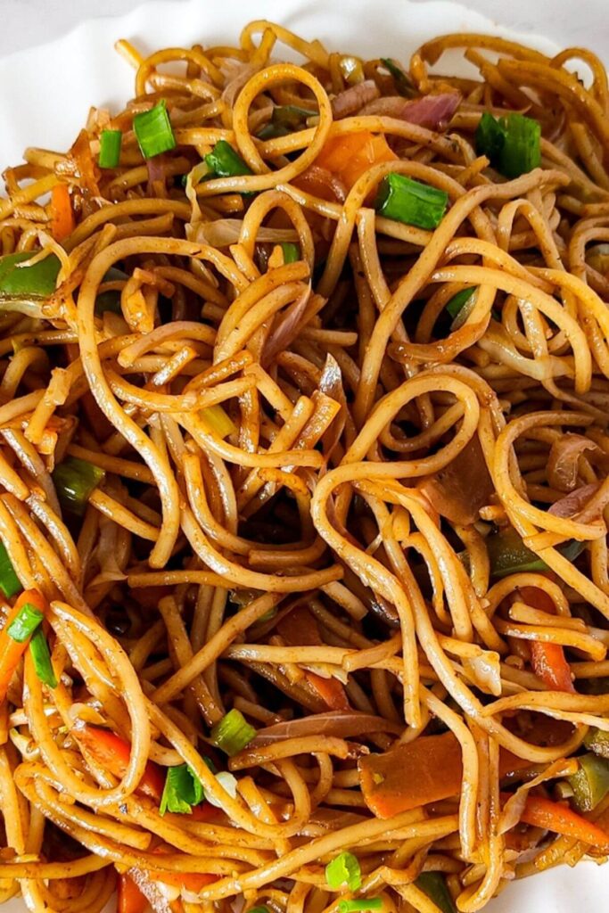 Veg Chow Mein Chow mein with vegetables