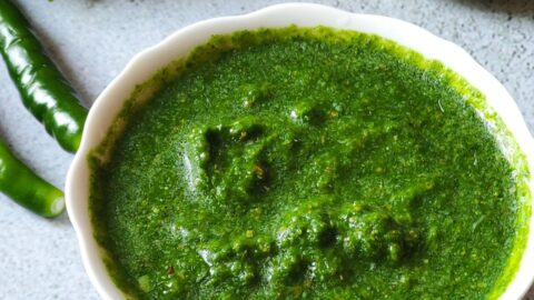 Green Chutney Recipe - Coriander Mint Chutney Recipe