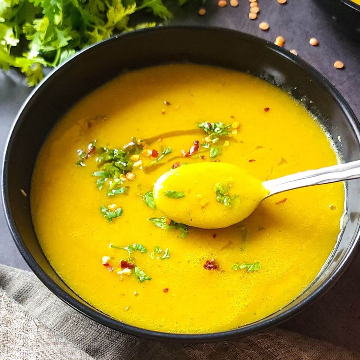 Red Lentil Soup (Middle Eastern style)