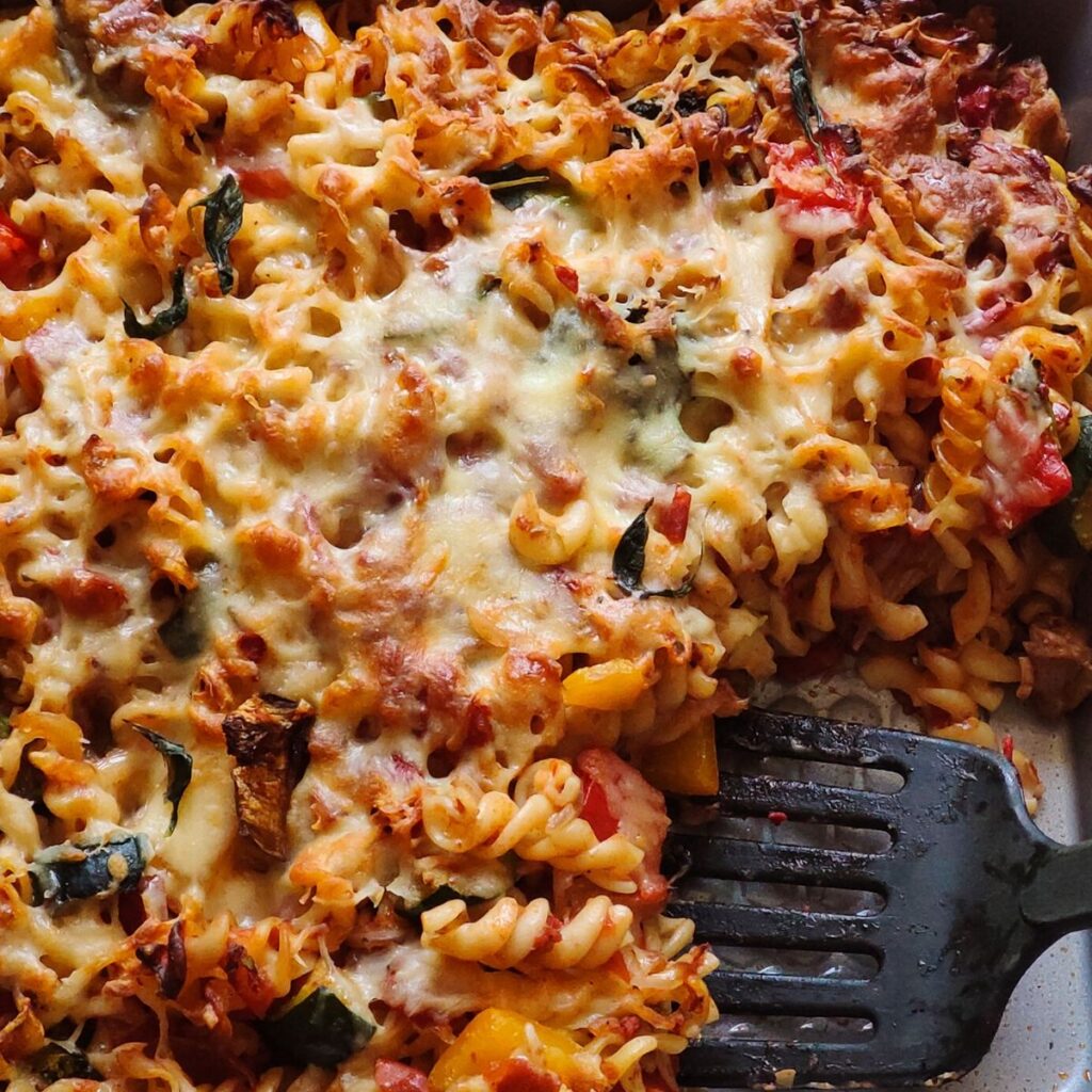 Easy Vegetarian Baked Pasta Baked Vegetable Pasta 1 1024x1024