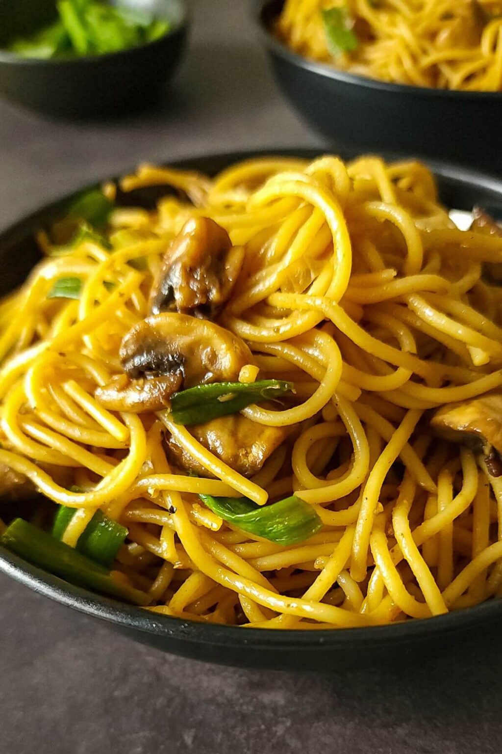 Mushroom noodles