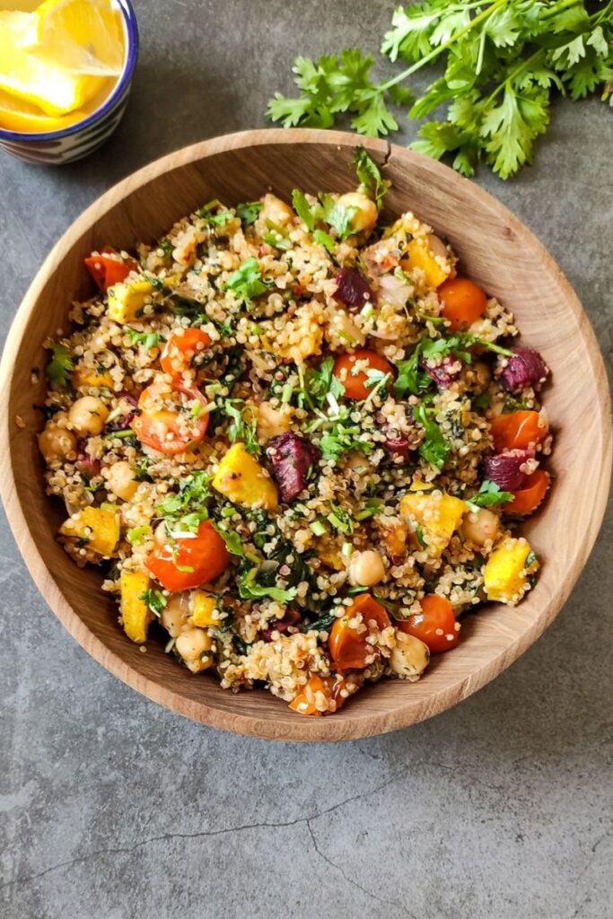 Healthy quinoa recipe - a flavorful vegan and gluten-free recipe