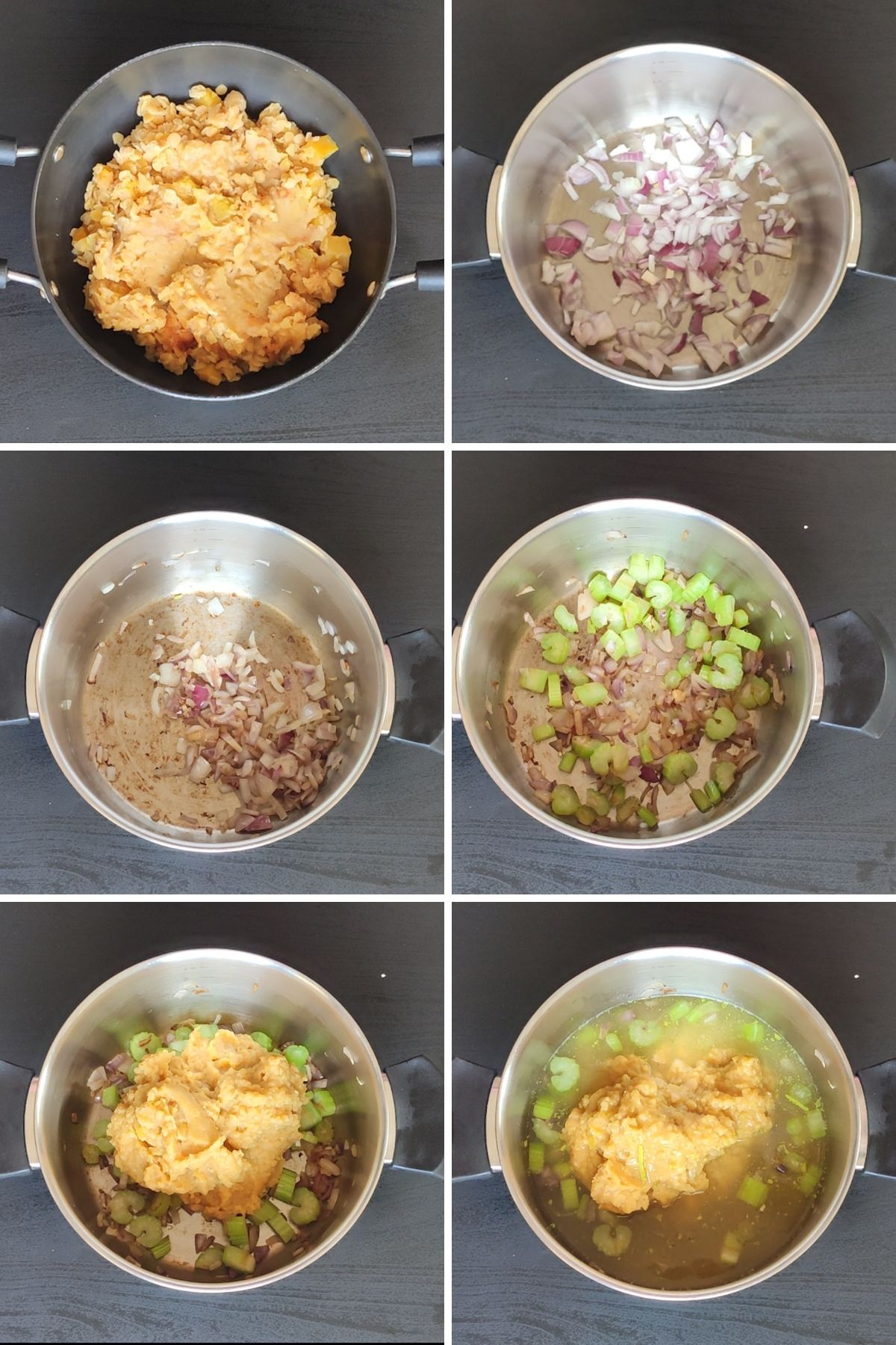 Steps to make Trinidad corn soup