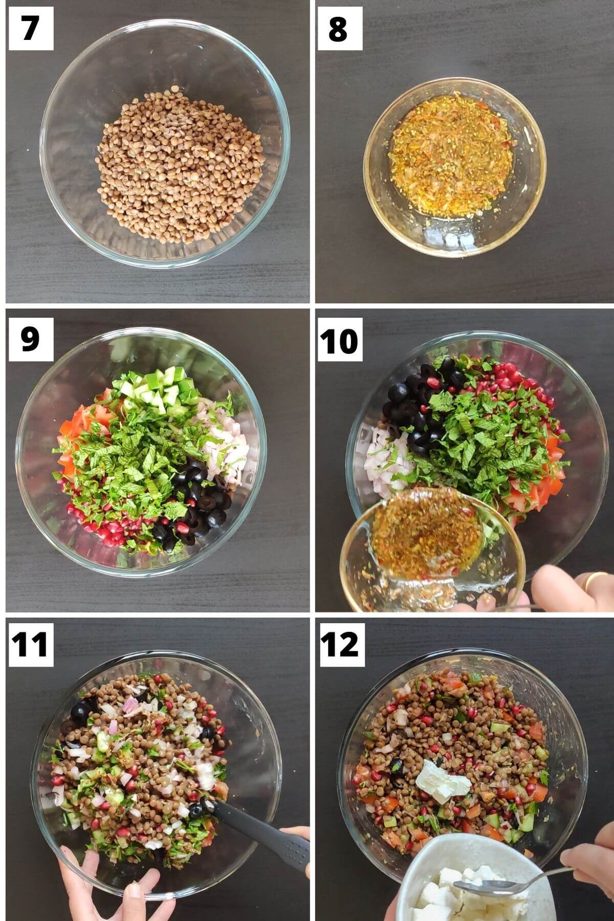 Steps to make  Mediterranean lentil salad