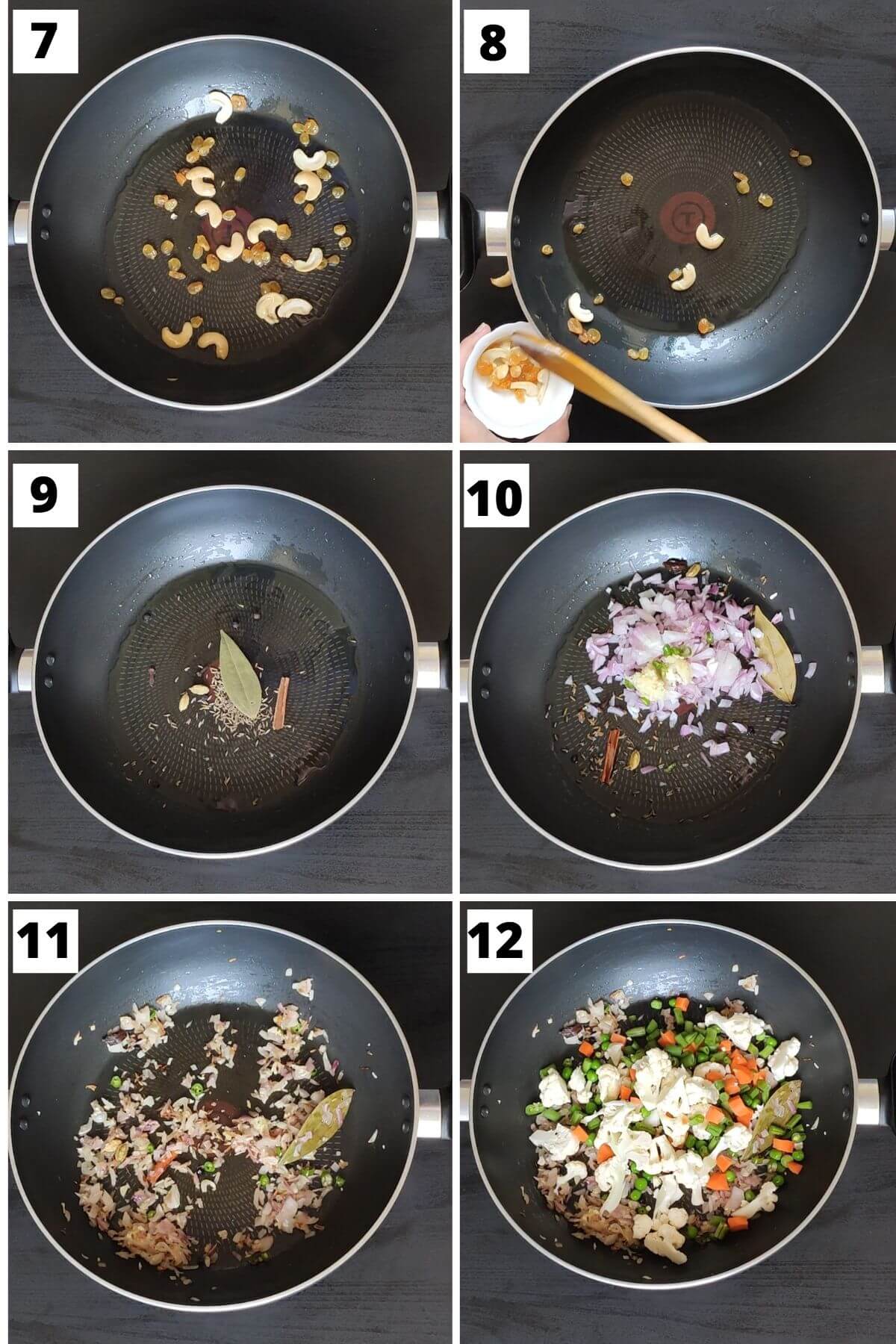 Steps to make curried quinoa