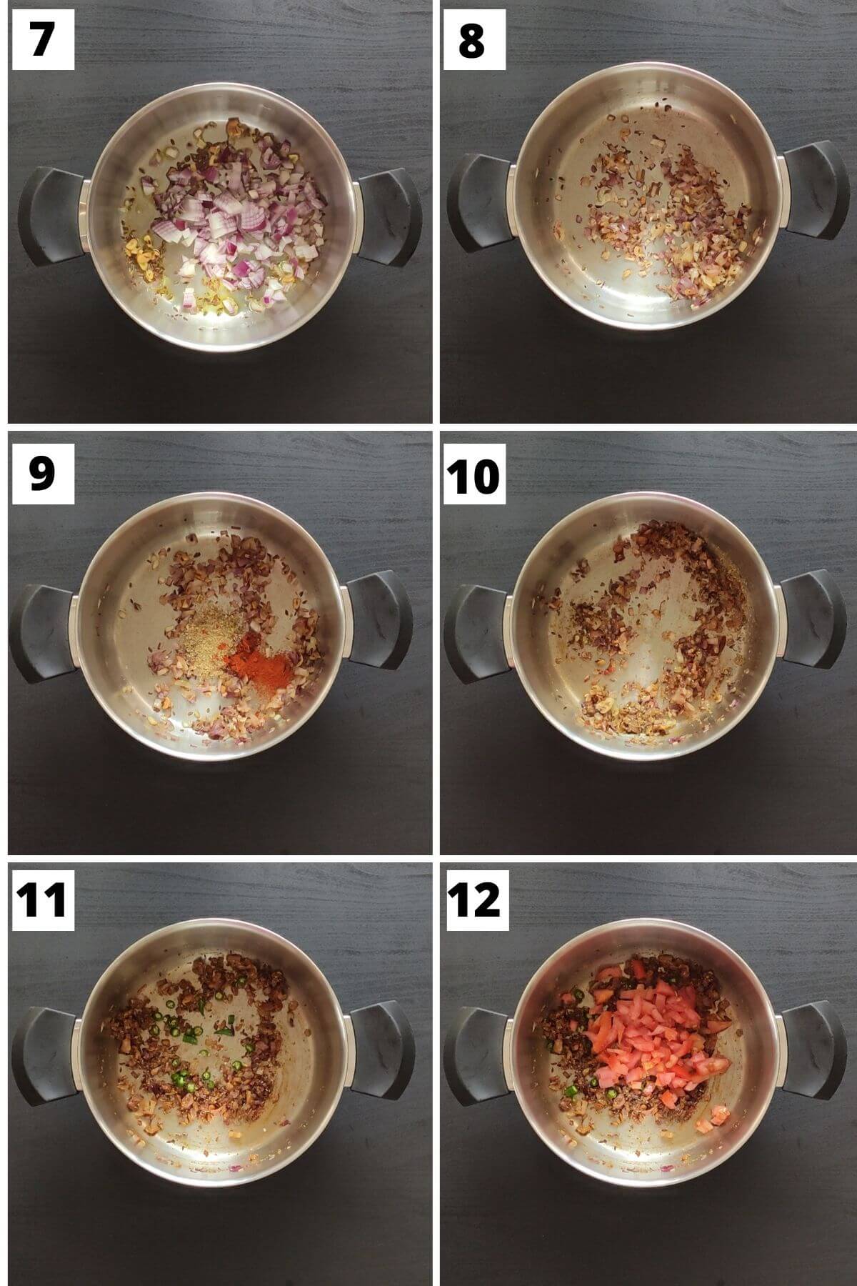 Steps to make brown lentil curry