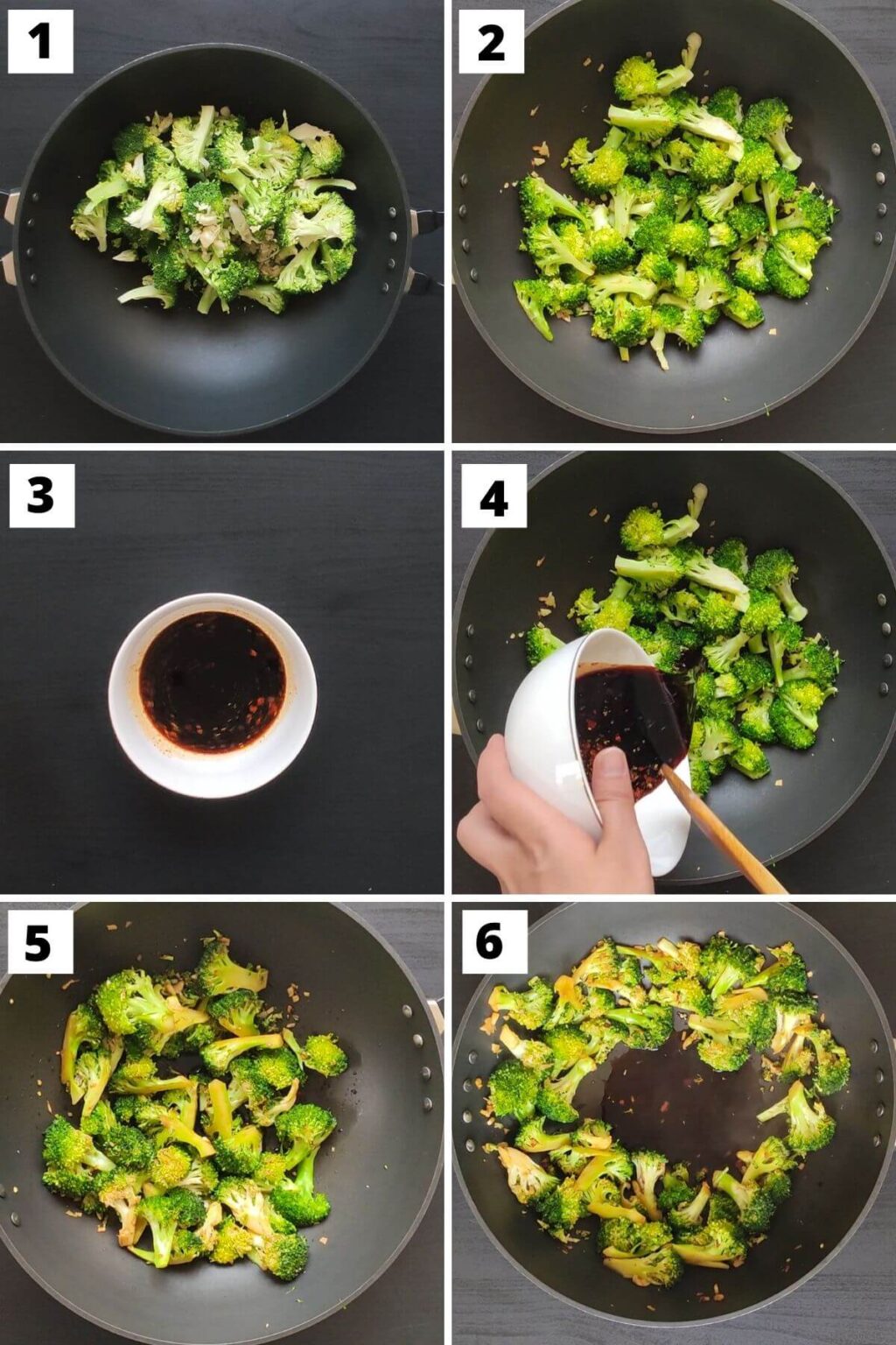 Broccoli in garlic sauceAsian style Quick 20 minutes, 9 ingredients