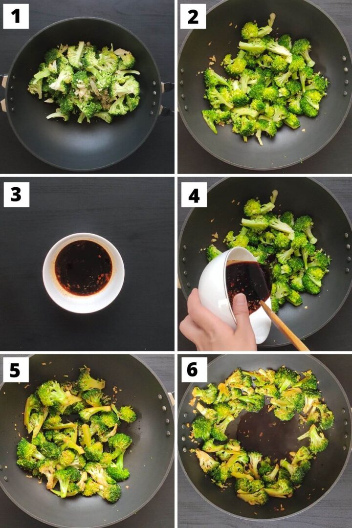 Broccoli in garlic sauceAsian style Quick 20 minutes, 9 ingredients