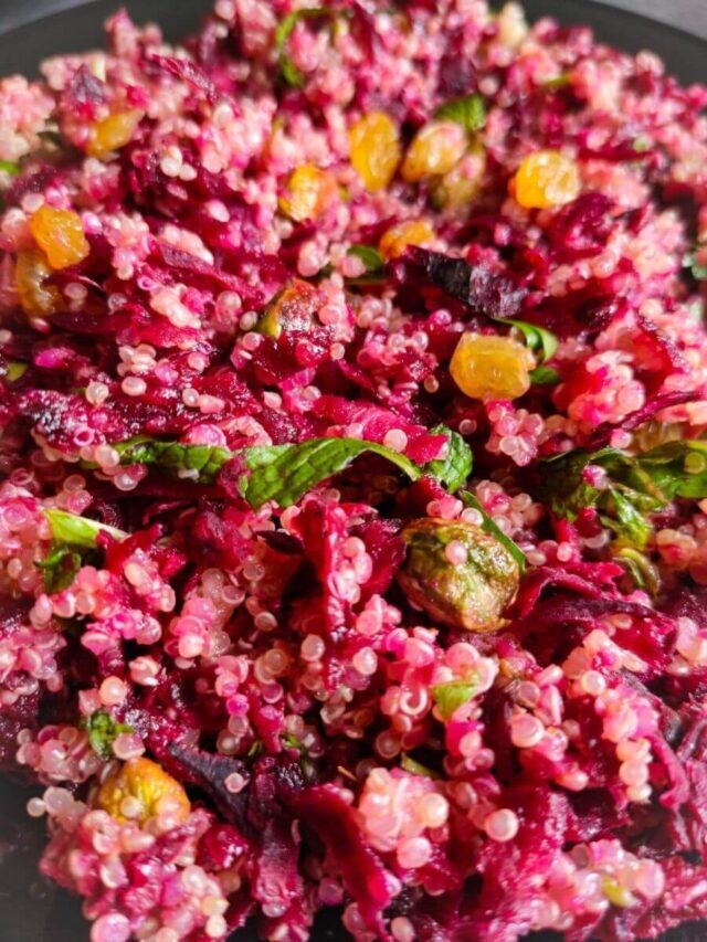Beetroot quinoa salad