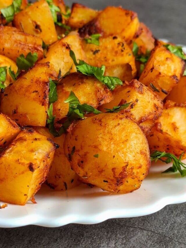 Roasted Spanish potatoes Greenbowl2soul