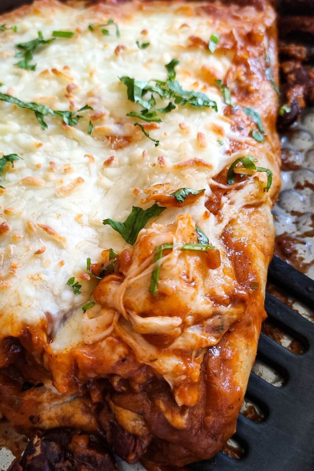 Vegetarian kidney bean enchiladas with easy homemade sauce