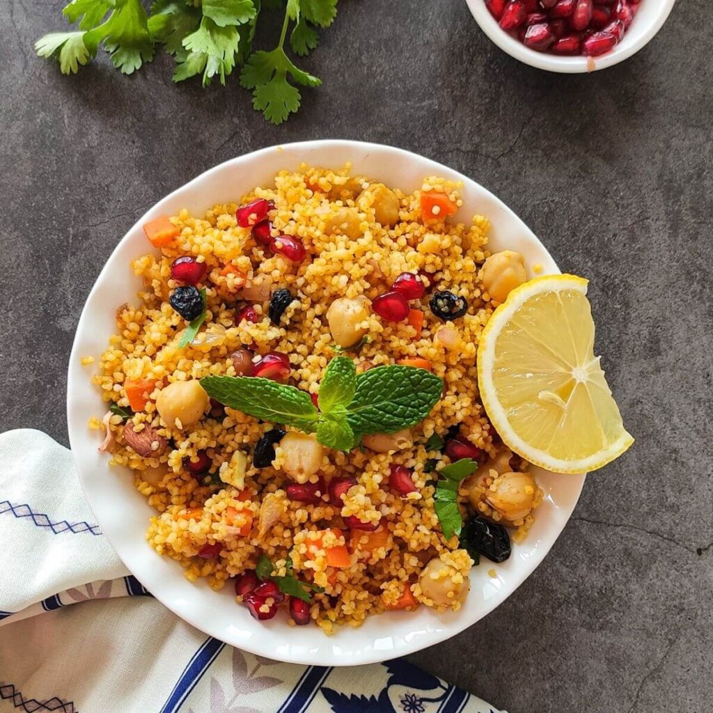 Moroccan spiced couscous salad