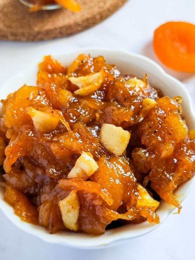 Indian apricot chutney Greenbowl2soul