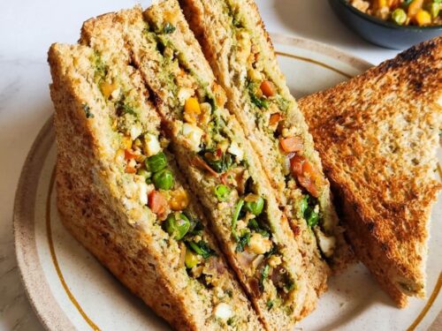 Paneer Crunch Sandwich