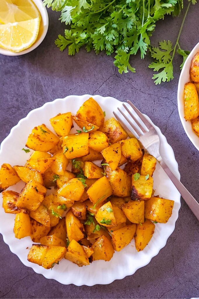 Moroccan roasted potatoes