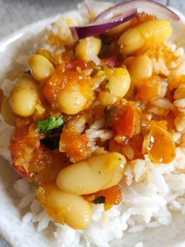 Indian white bean curry Greenbowl2soul
