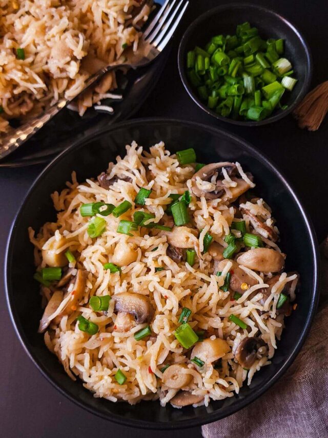 Rice with mushrooms - Greenbowl2soul