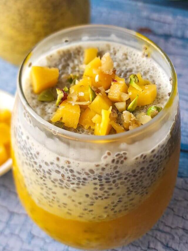 Chia pudding with mangoes Greenbowl2soul
