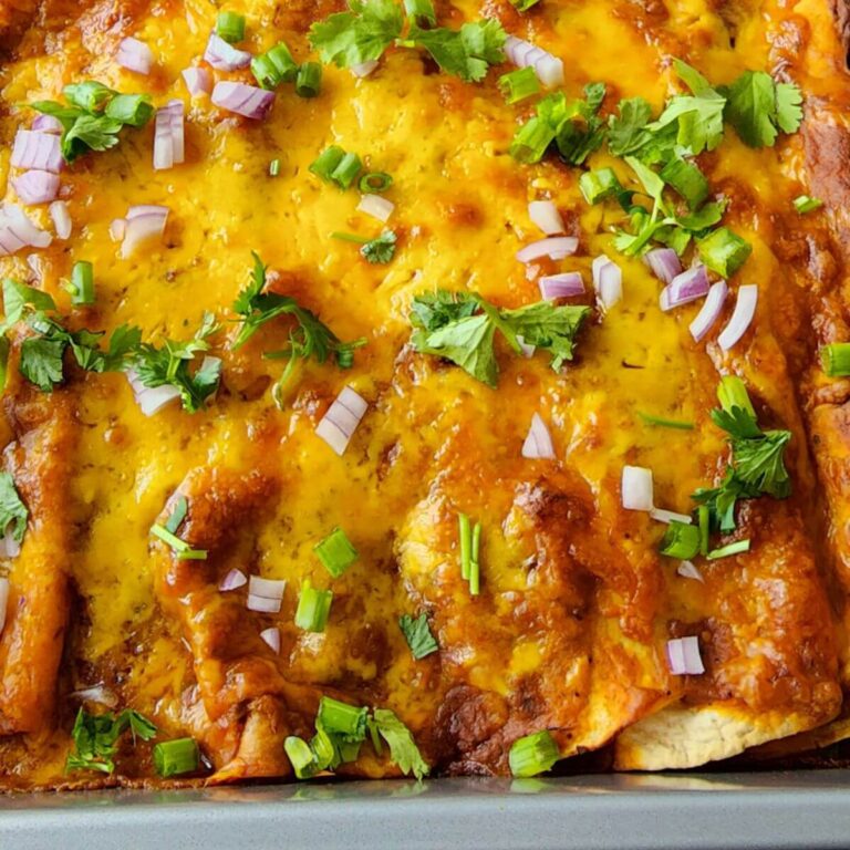 Mushroom enchiladas