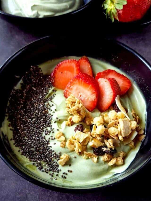Matcha yogurt bowl Greenbowl2soul