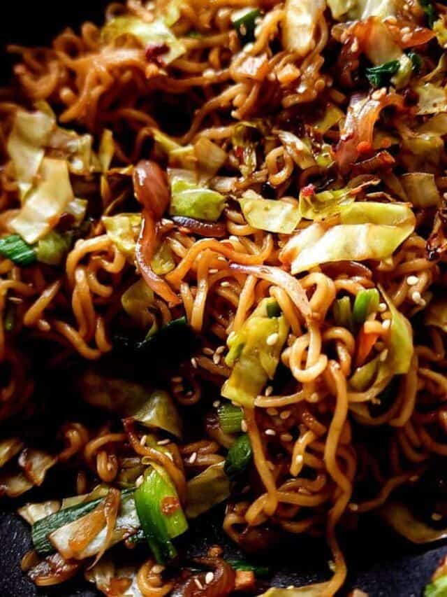 Stir fried cabbage ramen Greenbowl2soul