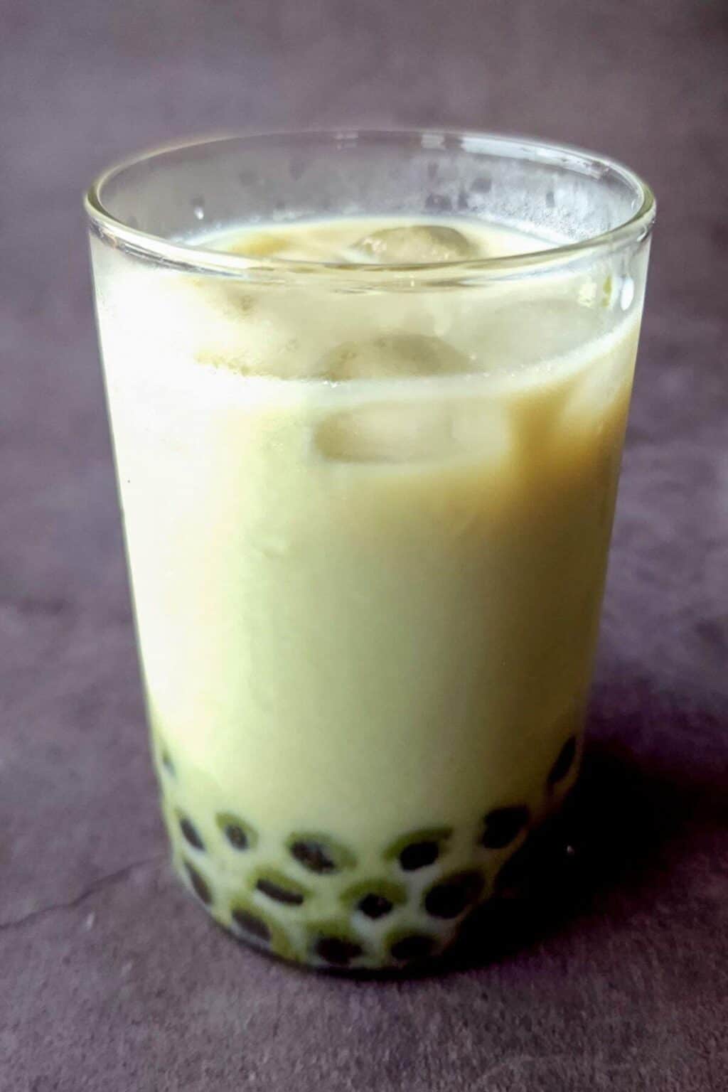 Matcha bubble tea
