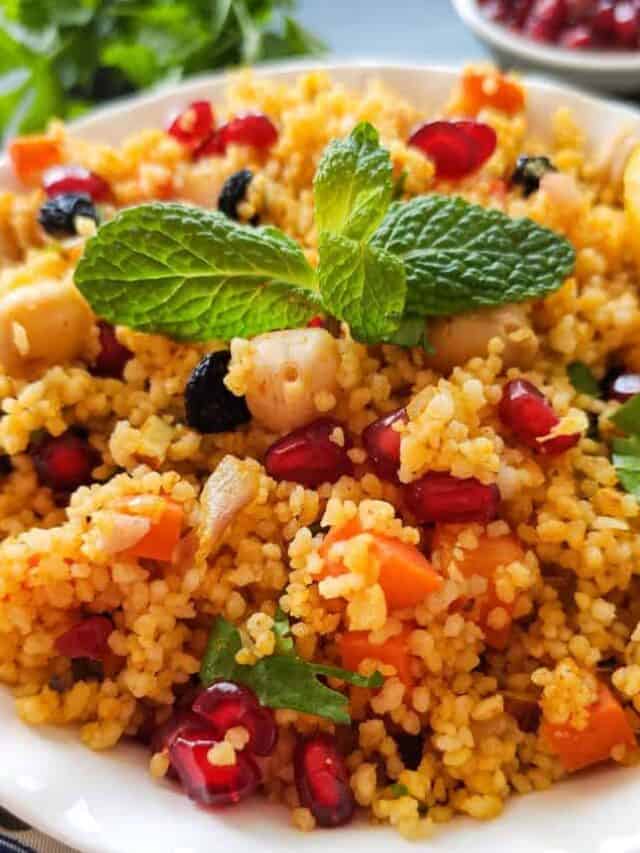 Moroccan chickpea couscous salad Greenbowl2soul