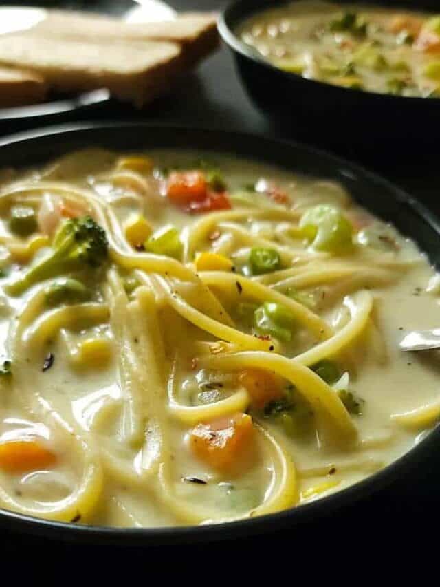 Vegetable noodle soup - Greenbowl2soul