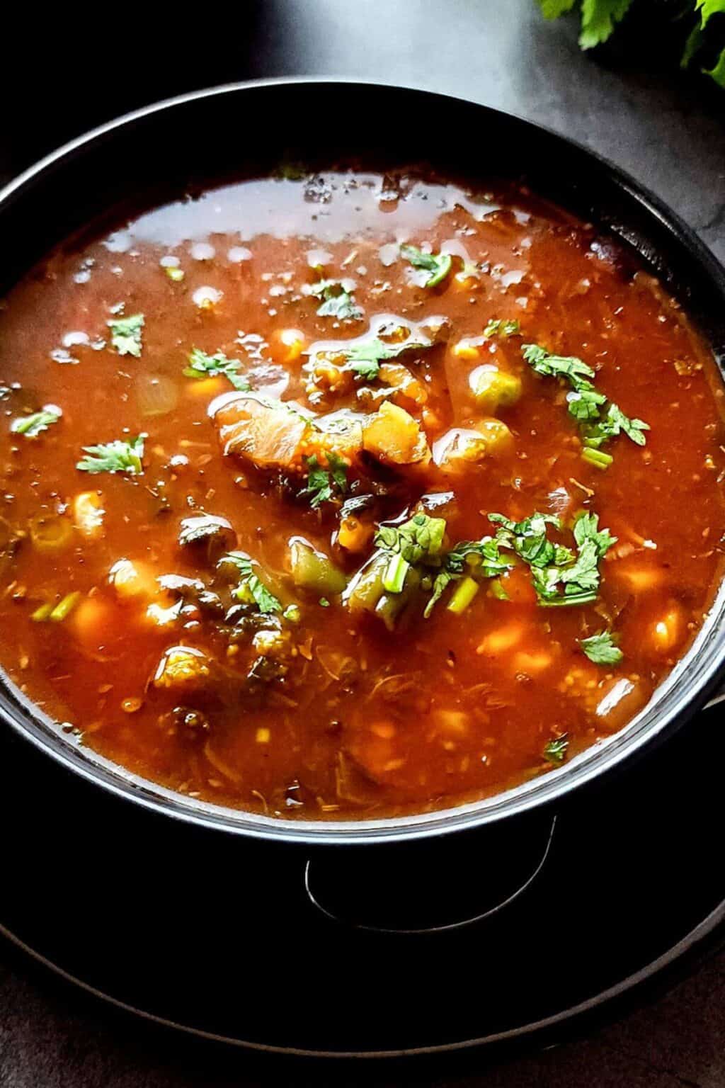 Easy frozen vegetable soup - Greenbowl2soul