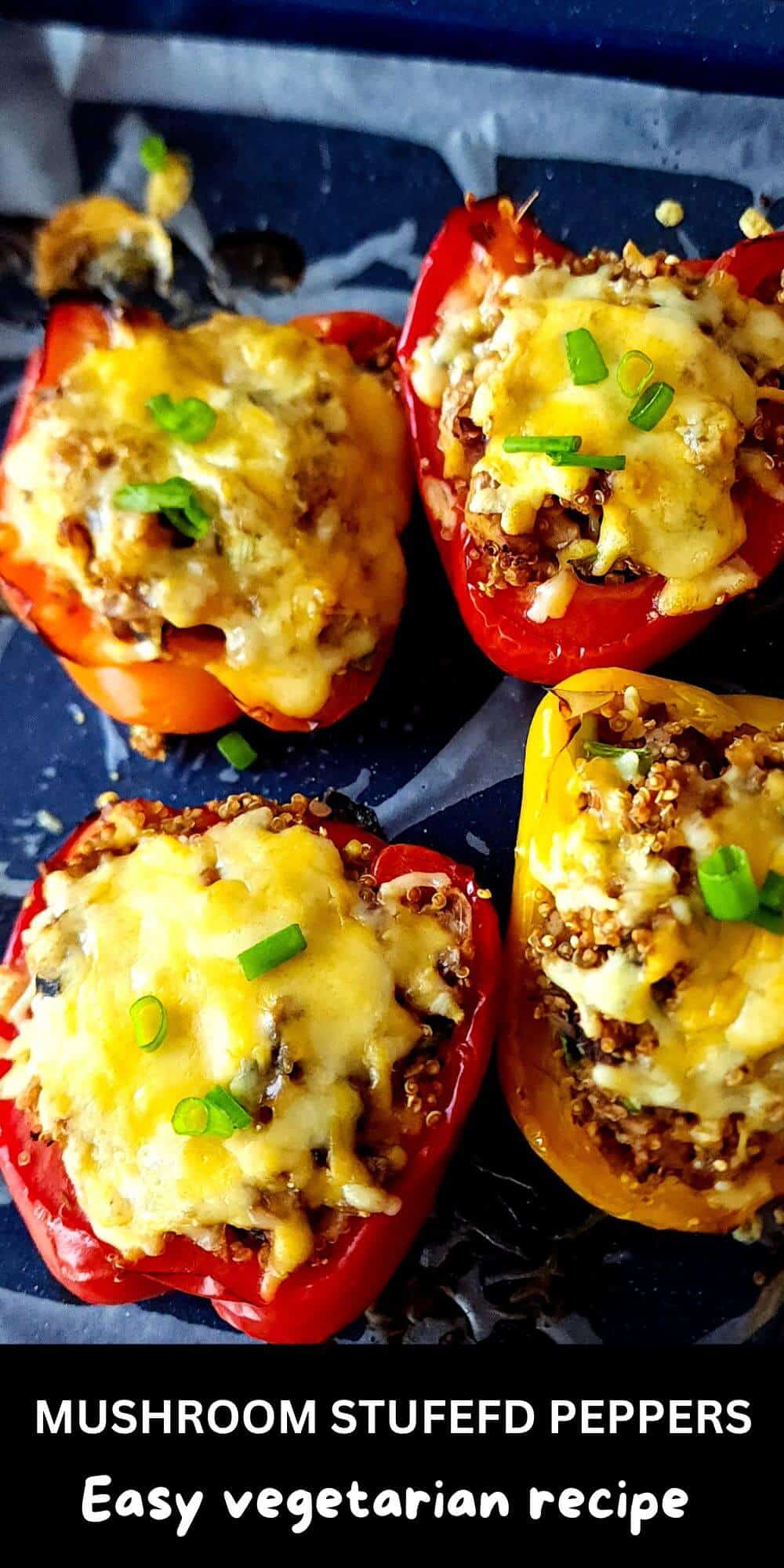 Mushroom stuffed peppers Greenbowl2soul