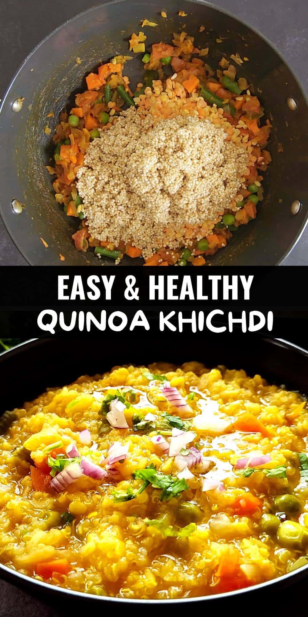 Easy one pot quinoa khichdi - Greenbowl2soul
